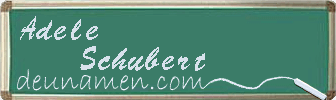 Adele Schubert Visitenkarte
